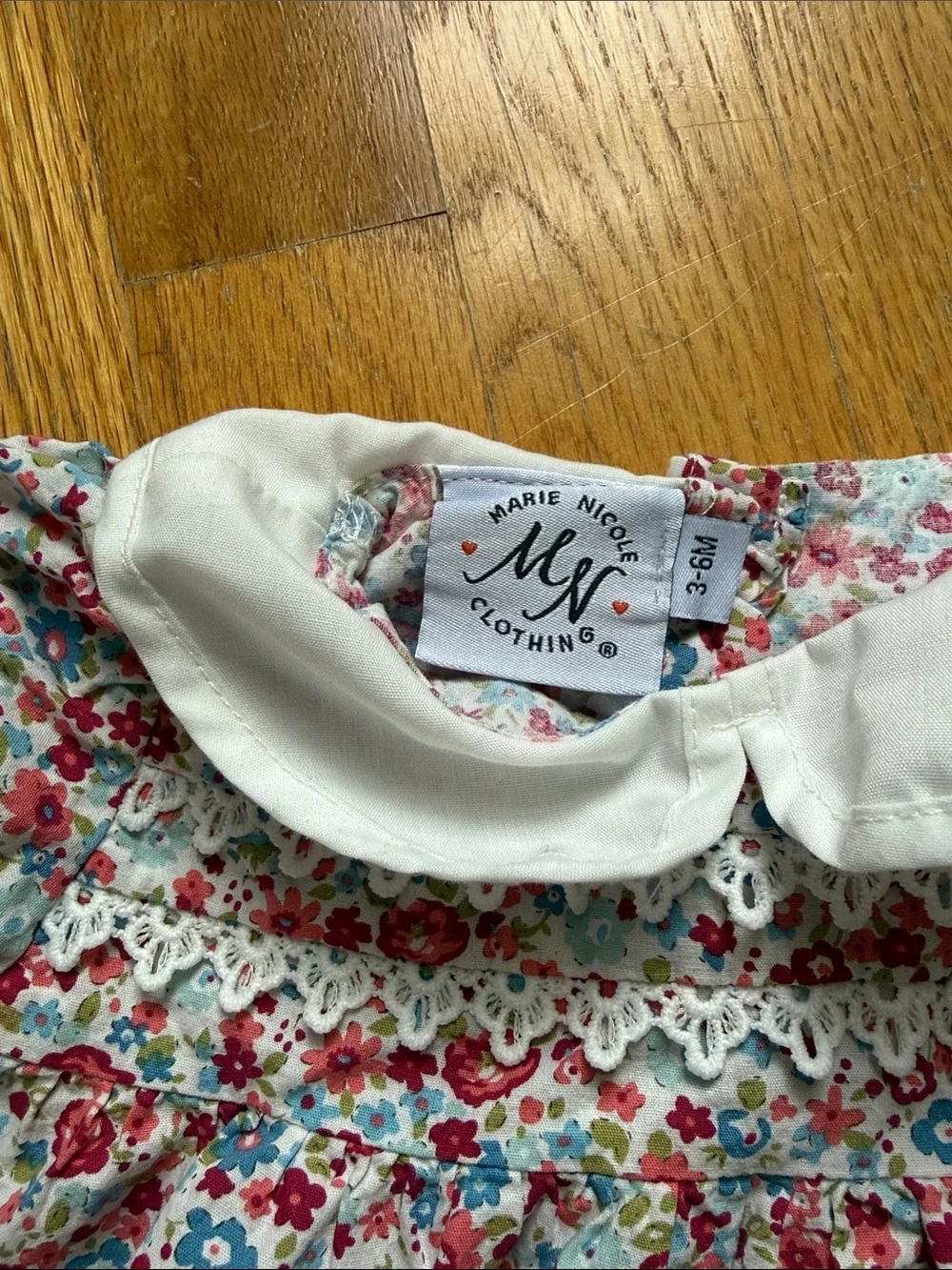 Baby Girl 3-6 month Floral Bundle - Lot of 2‎